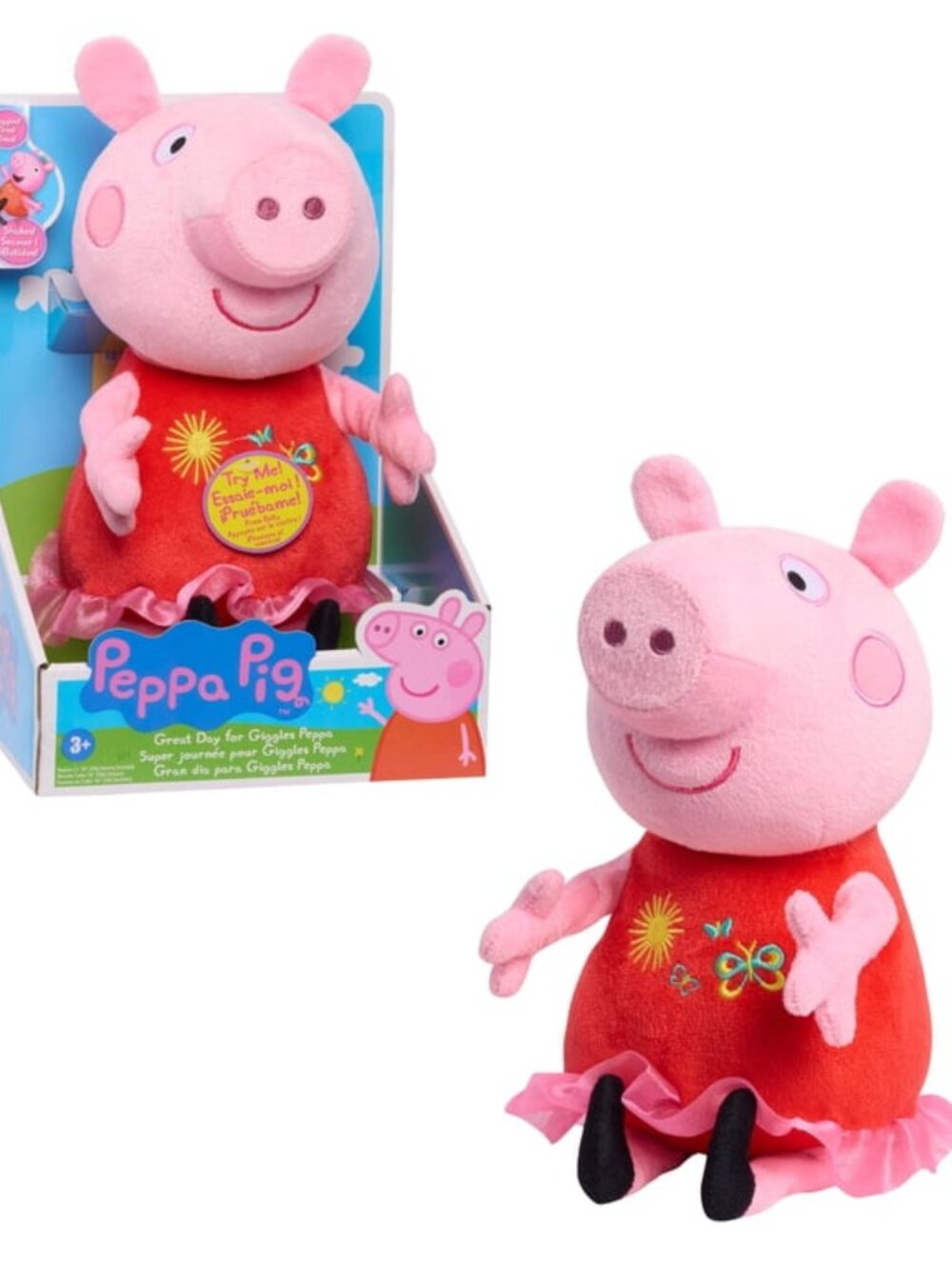 Peppa pig plush new in box stuffed animal plushie